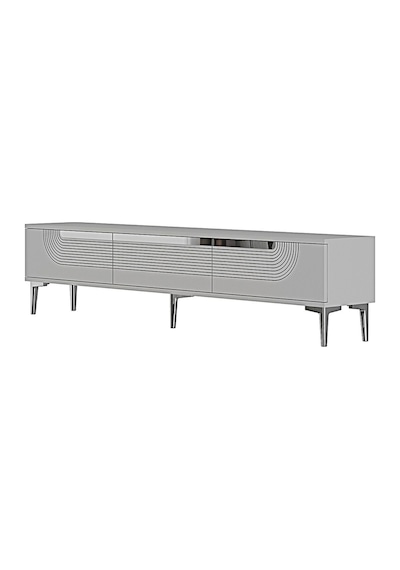 Tsa1805bs Meyra Tv Sehpası Beyaz-sılver 180cm Beyaz - Gümüş