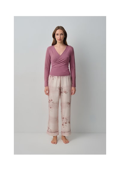 Suwen Siera Pijama Takımı Wsh105102911395 Krem