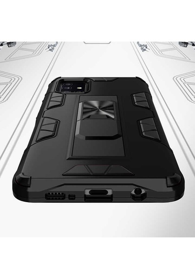 Samsung Uyumlu Galaxy A71 Kılıf Zore Volve Kapak Lacivert