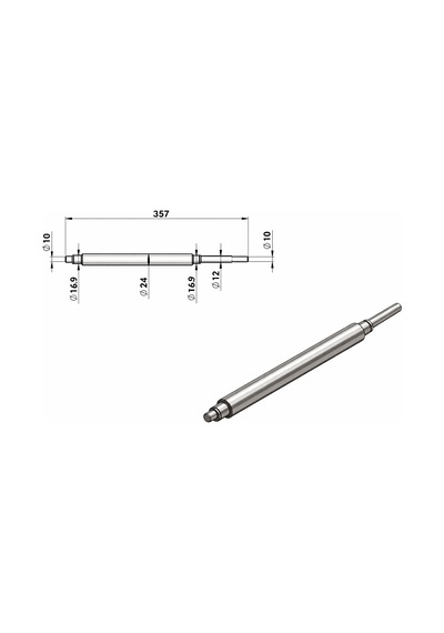 Osimo 40 Cm Hamur Açma Üst Merdane Mili Eksantrik