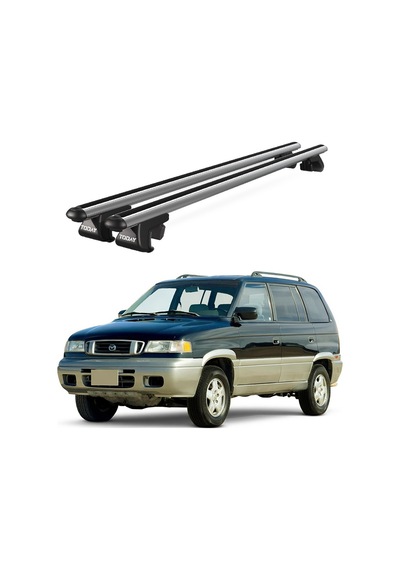 Venüs Mazda Mpv 1997-2006 Uyumlu Gri Ara Atkı Port Bagaj Tavan Barı
