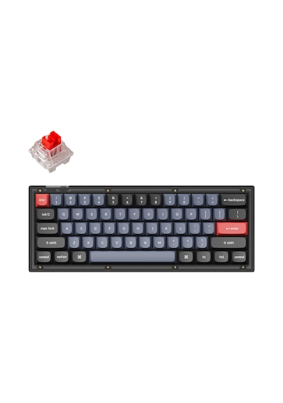 Keychron V4-A1 QMK Custom K Pro Red Switch RGB HotSwap Mekanik Klavye