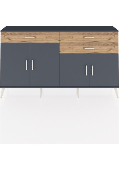 Arges Konsol 2 Raflı 3 Çekmeceli 4 Kapaklı 176x30x99 Antrasit-ant Antrasit-antrasit/çam Arges Konsol 2 Raflı 3 Çekmeceli 4 Kapaklı 176x30x99 Antrasit-ant Antrasit-antrasit/çam
