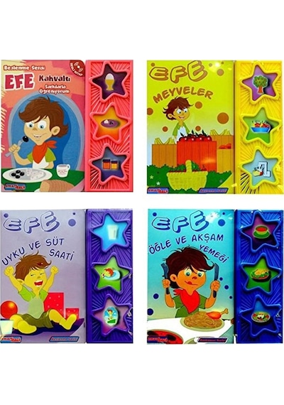 Efe Serisi Eğitici Sesli Kitaplar (4 Kitap)