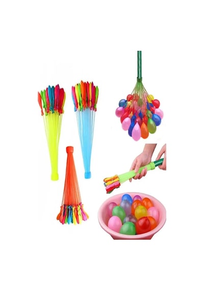 Mucit Home 111 Adet Su Balonu Ve Su Balon Sihirbazı Doldurma Aparatı Çok Renkli