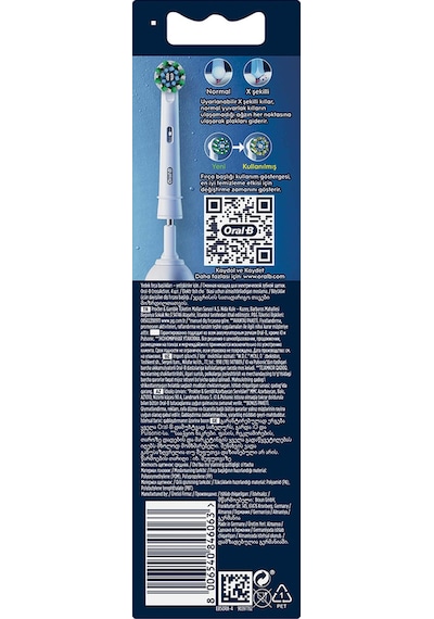Oral-B Şarjlı Diş Fırçası Yedek Başlığı Cross Action X-Filament 4