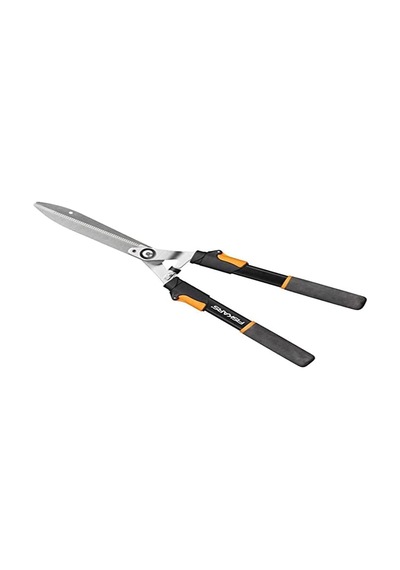 Ayrex Fiskars Teleskopik Çit Budama Makinesi, Softgrip Saplar, Yüksek Kaliteli Çelik Bıçaklar, Uzunluk: 63-83 Cm, S