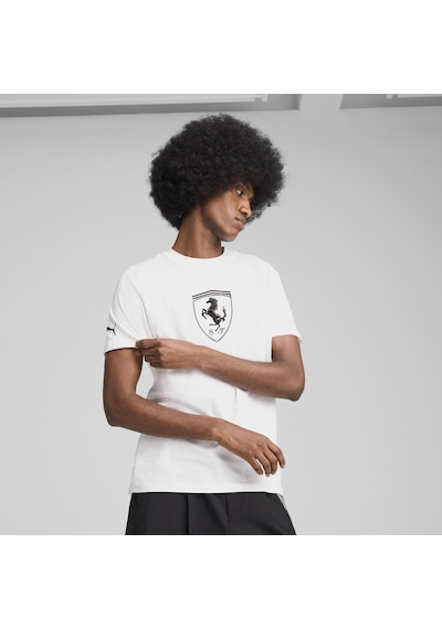 Puma 63018904 Ferrari Race Tl Big Shield T Erkek Spor Tişört Beyaz