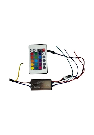Rgb Wallwasher Driver 9-12x1w Ir Kumandalı