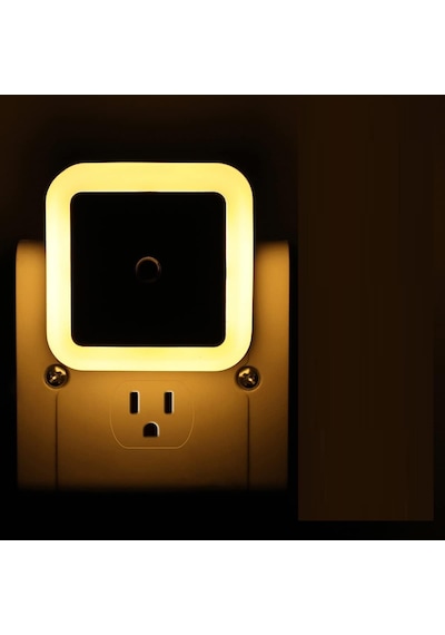 Fotoselli Led Gece Lambası, Amber Renk Sensörlü Gece Lambası, 1 Watt Amber Renk Led Gece Lambası Amber