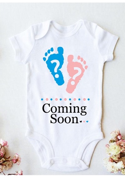 Tuğbababy Baby Coming Soon Zıbın Kız Erkek Beyaz