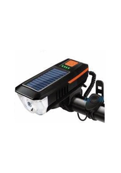 Forte Gt Xbyc 6144 Bisiklet Ön Işık Korna Siyah Turuncu Çok Renkli