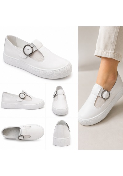 N Napa Shoe Np.7810.beyaz.deri Ayakkabı