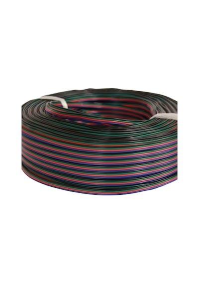 4 Pin Jst Elektrik Kablosu 4'lü Rgb Şerit Led Kablo 3x0,22mm Kalaylı %100 Bakır Kordon Kablo 100m
