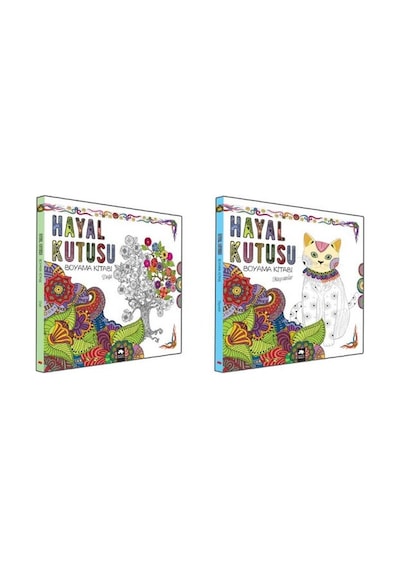 Hayal Kutusu Boyama Kitaplığı Seti-2 Kitap Takım- Eksik Parça