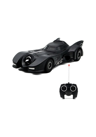 Uzaktan Kumandalı Batman Bat Mobil 6 Fonksiyonlu Uzun Menzilli Hızlı Sarjlı 22 Cm Yarış Arabası Siyah