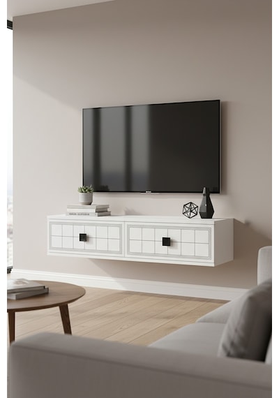 Tda1205a Yuka Duvara Montaj Tv Stand Antrasit 120cm