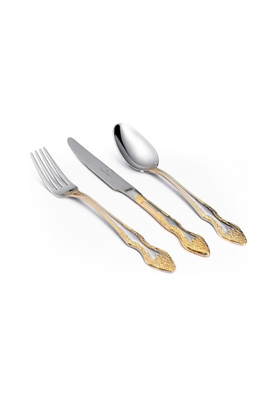 Maxx Doria Vienna G Decorated 6 Kişilik 42 Parça Çatal Kaşık Bıçak Takımı Pa1067 Gold
