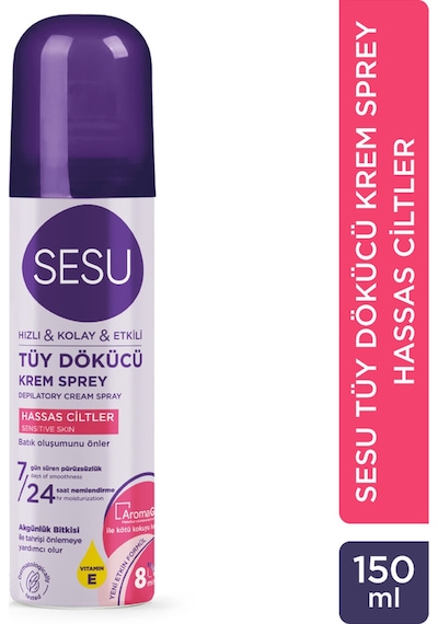 Sesu Tüy Dökücü Köpükl Hassas Ciltler 150 Ml