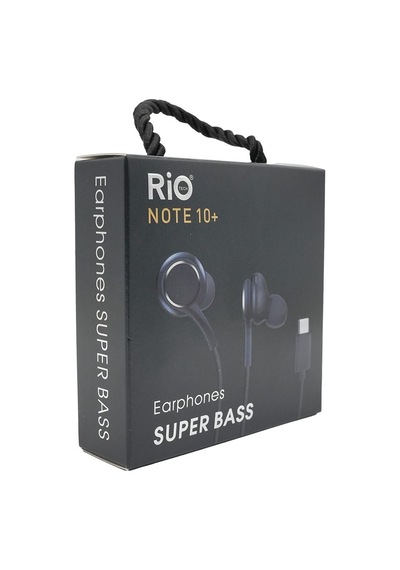 Rio Tech Note 10+ Super Bass Kulak İçi Kulaklık - Yüksek Ses Kalitesi S10