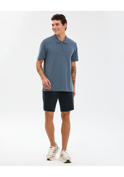 Skechers M Soft Touch Pique Polo Erkek Gri Polo Yaka Tshirt S2610086-3998
