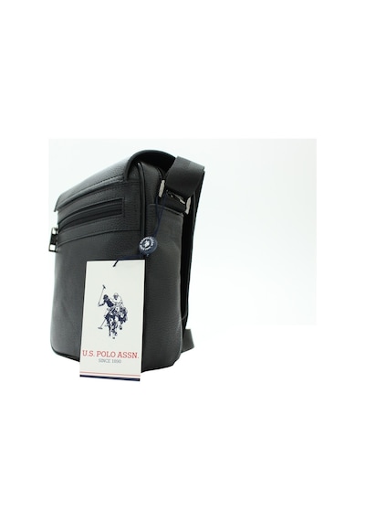 U.S. Polo Assn. Plevr 8431 Us Polo Assn Suni Deri Erkek Portföy Çanta-Siyah