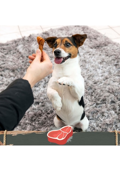 Beef Mini Küçük Boy Sığır Etli Kemik 8'li, 128 Gr Köpek Ödülü