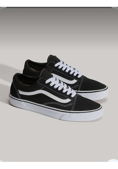 Favorispor Old Skool Unisex Günlük Ayakkabı Siyah Beyaz