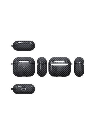 Airpods 4 2024 A3053-a3050-a3054-a3056-a3055-a3057 Uyumlu Kılıf Silikon Airbag 05 - Lacivert - T33974
