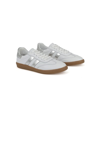 Ziya, Kadın Hakiki Deri Sneaker 1611035z6403 Beyaz-gümüş 1511035z6403 431