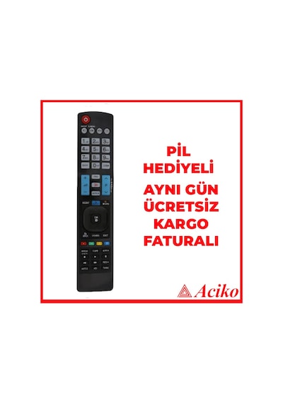 LG Her Model Serisine Uyumlu Akıllı Universal LCD LED TV Kumanda