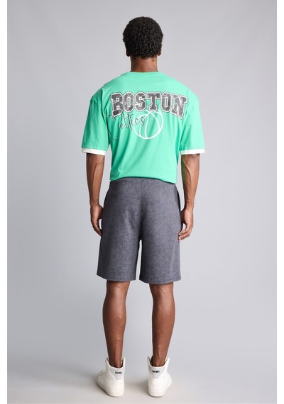 Defacto Nba Boston Celtıcs Baggy Fıt Şort H4493ax26auar214 Antrasit-ar214
