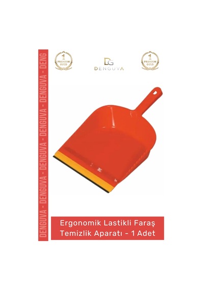 Faraş Dayanıklı Esnek Lastik Şeritli Pratik Ergonomik Hijyenik Zemin Kaliteli Lastikli Faraş - 1 Ad