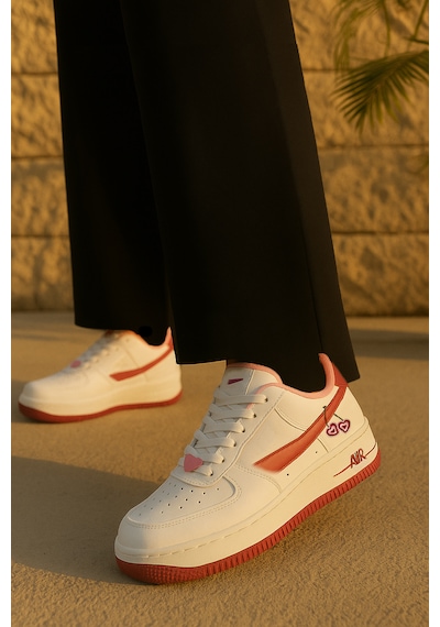 Happy Sneaker Spor Ayakkabı Bordo