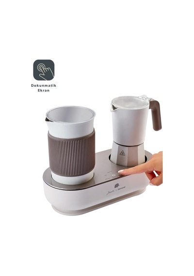 Jumbo x Homend JoyPot 5013H, Süt Köpürtme Fonksiyonlu ve 4 Farklı Kahve Programlı Mochapot