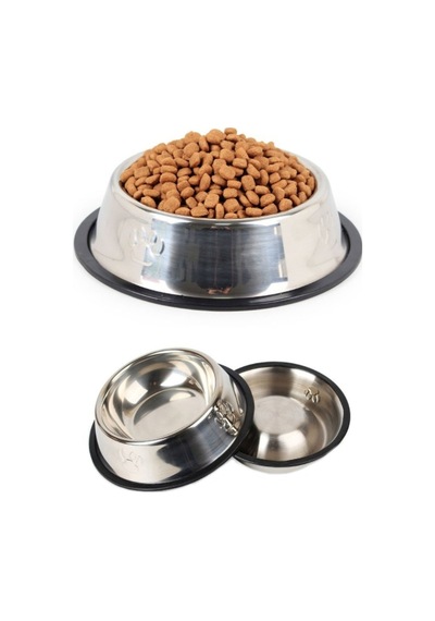 Paslanmaz  Çelik Metal Mama Kabı 15 Cm.