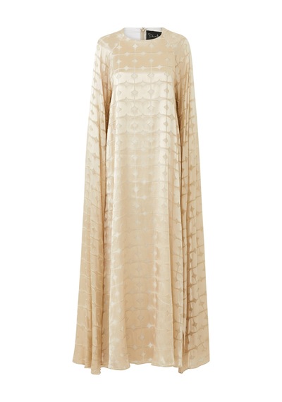 Dima Ayad Cape Kaftan Elbise - Şıklık Ve Rahatlık Bir Arada Beıge