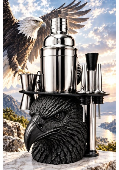 Kartal Tasarım Premium Kokteyl Hazırlama Seti 750 Ml Shaker