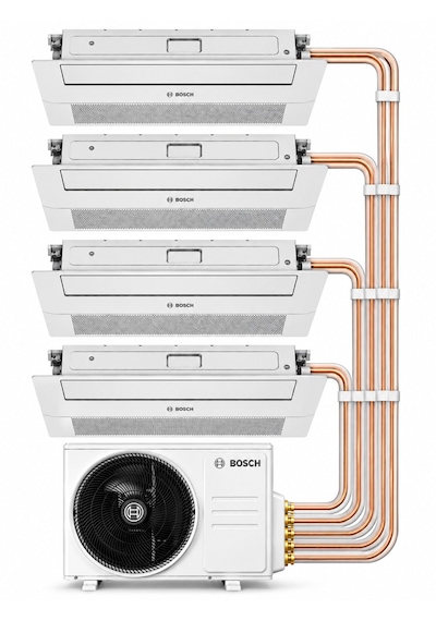Bosch CL5000M 82- 4 E Multi Tek Yön Kaset 9+ 9 + 9 + 9 İç 28000 BTU Dış Klima