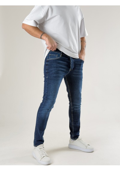 Cocopelli Slim Fit Mavi Erkek Kot Pantolon Coc2717 Mavi