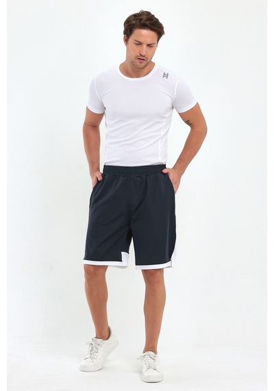 Adams File Şeritli Polyester Erkek Spor Şort 001 Adams File Şeritli Polyester Erkek Spor Şort 001
