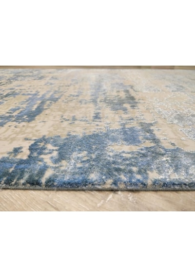 Türkmen Halı Pavia 1696A Mavi 80X300 Cm Ipeksi Salon Halısı