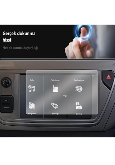 Citroen C-elysee Mat Ekran Koruyucu 7 İnç Multimedya