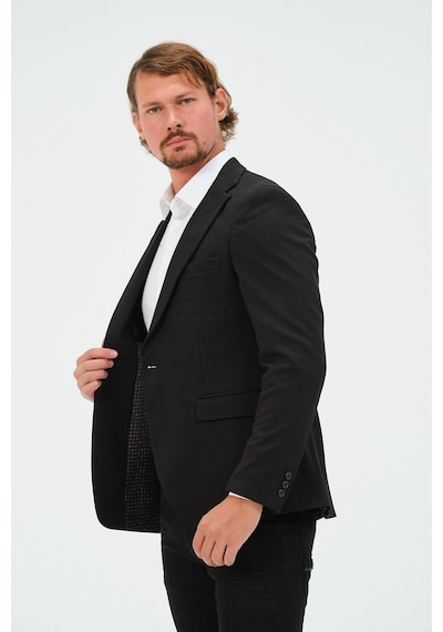 Bonesti Erkek Slim Fit Blazer Ceket Siyah