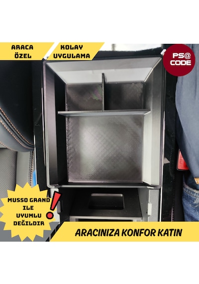 Ssangyong Kgm Musso Ev Orta Konsol Düzenleyici-organizer