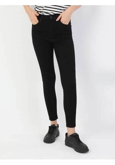Colin's 760 Dıana Yüksek Bel Dar Paça Super Slim Fit Siyah Kadın Jean Pantolon CL1048676_Q1.V1_DN06933 Siyah Colin's 760 Dıana Yüksek Bel Dar Paça Super Slim Fit Siyah Kadın Jean Pantolon CL1048676_Q1.V1_DN06933 Siyah