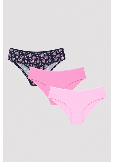 Penti Peony 3lü Çok Renkli Hipster Külot Çok Renkli