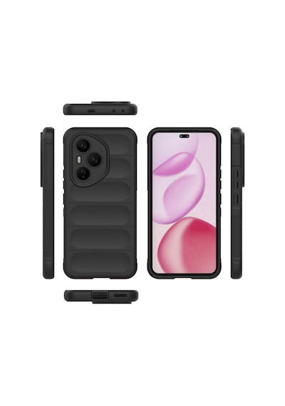 Adige Honor 400 Pro Kılıf Etnik Optimum Silikon Siyah