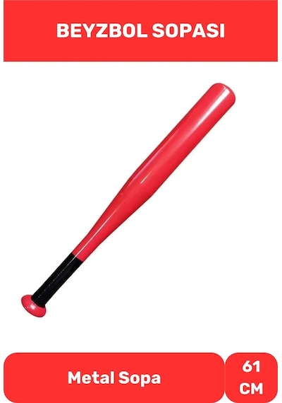 Kırılmaz Metal Baseboll Beyzbol Sopası 61 Cm Çok Renkli
