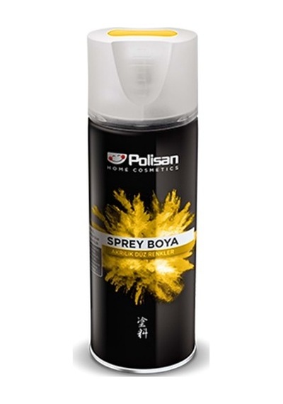 Polisan Akrilik Sprey Krom Sarı Ral 1023